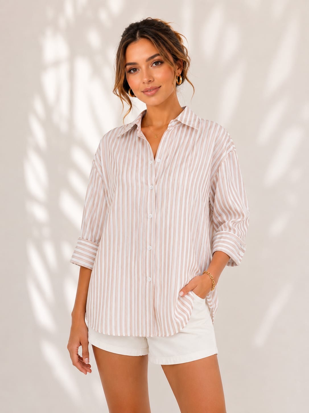 Camisa de Rayas minimalista