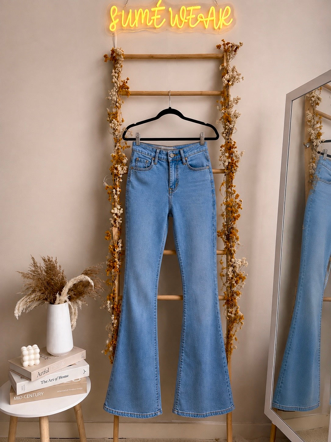 Jeans Flare Cintura Alta
