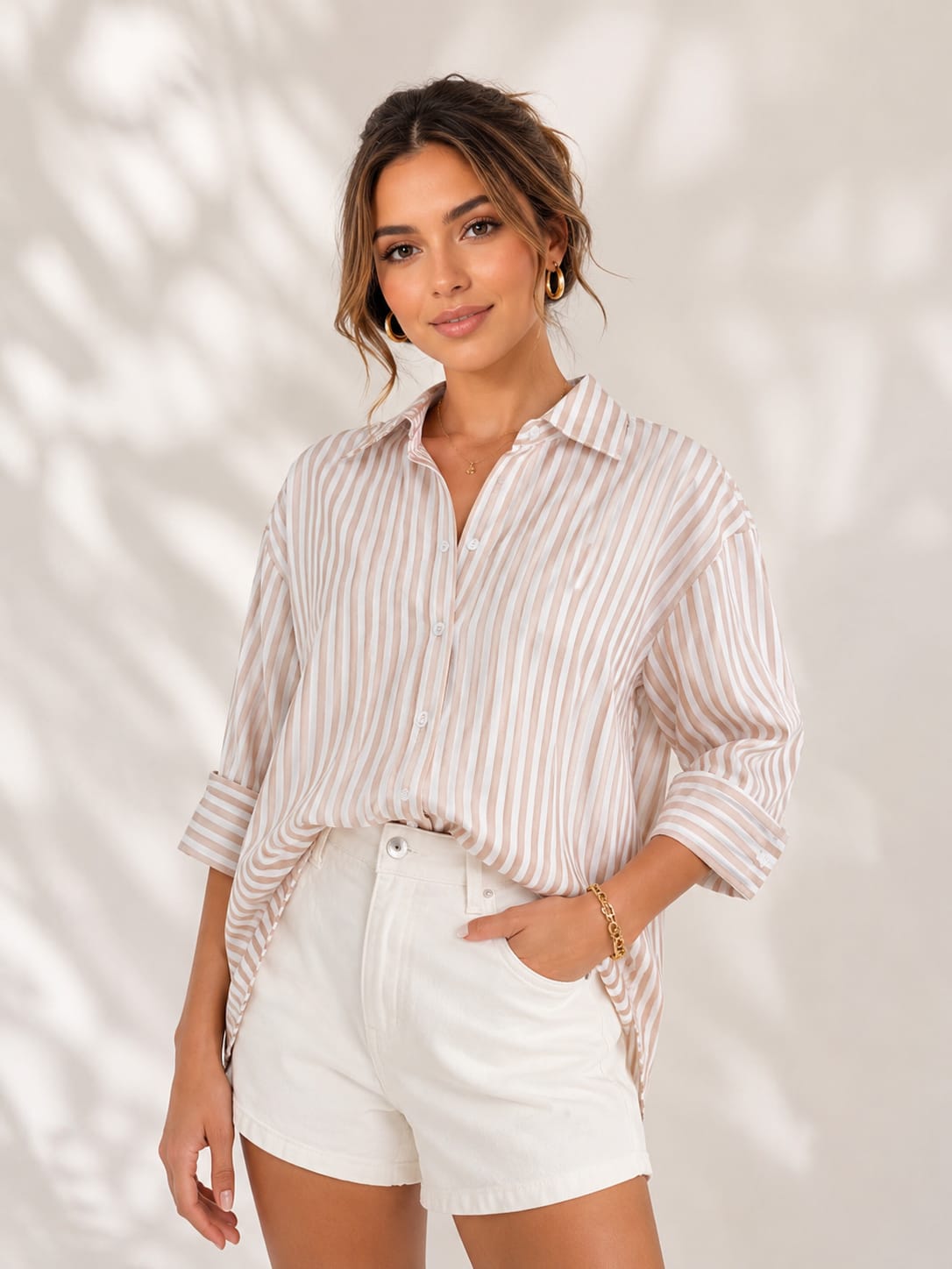 Camisa de Rayas minimalista